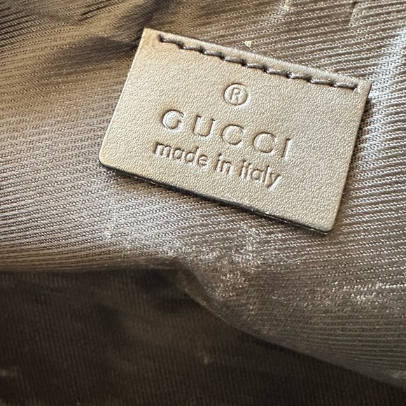 Gucci Y2K canvas Leather Monogram Mini Boat bag - Picture 10 of 11